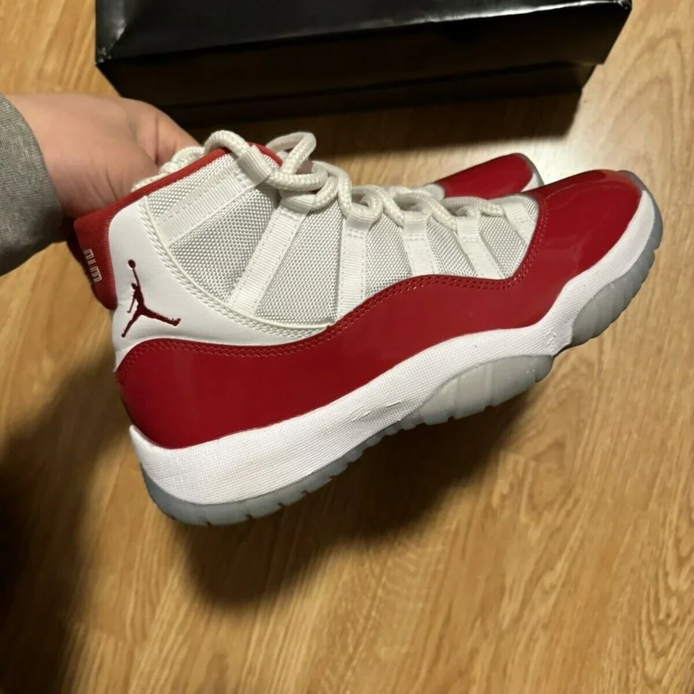 Jordan 11 Retro High Cherry-With Box-Lightly Worn - Picture 1 of 7